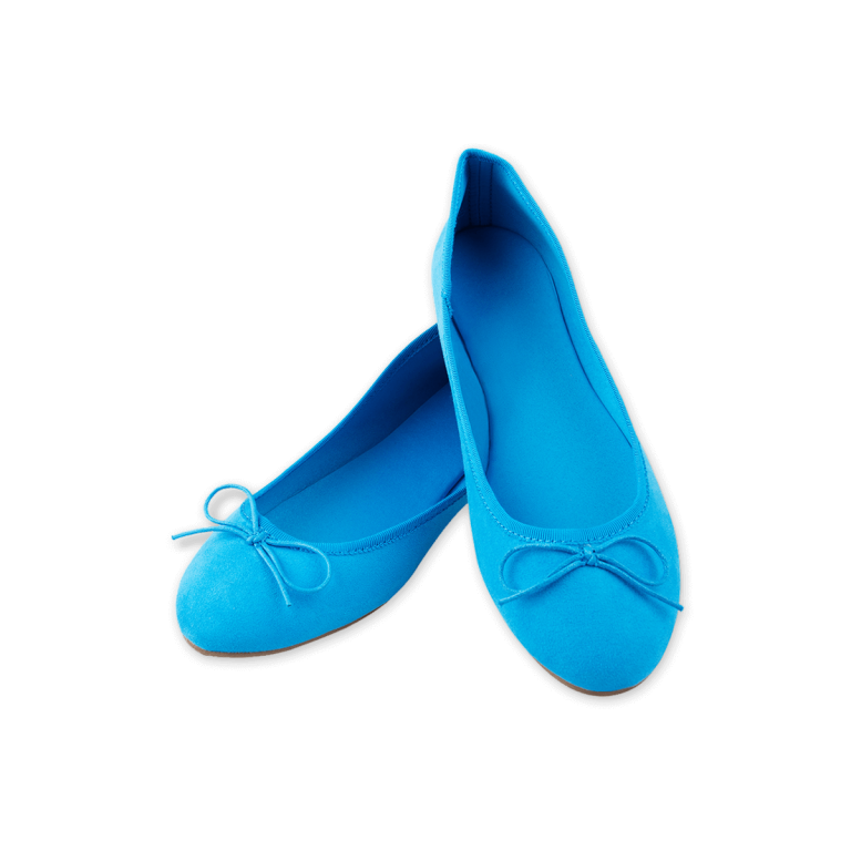 fancy blue flats